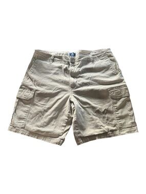 George Beige Cargo Shorts with Utility Pockets